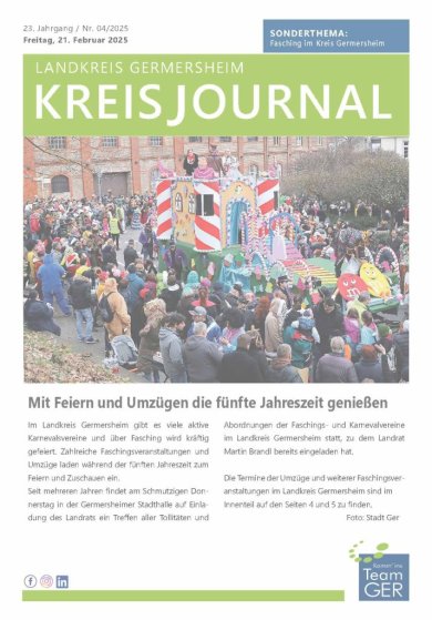 Titelseite Kreisjournal.