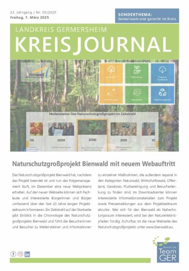 Titelseite Kreisjournal. Titelseite Kreisjournal.