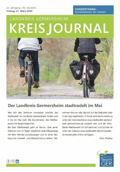 Titelseite Kreisjournal. Titelseite Kreisjournal.
