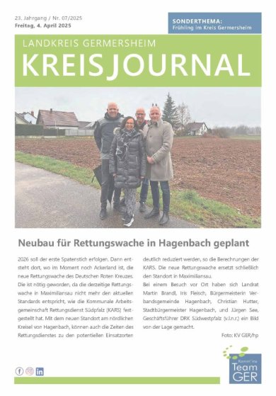 Titelseite Kreisjournal. Titelseite Kreisjournal.