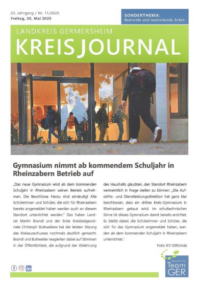Titelseite Kreisjournal. Titelseite Kreisjournal.