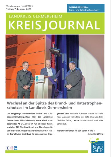 Titelseite Kreisjournal.