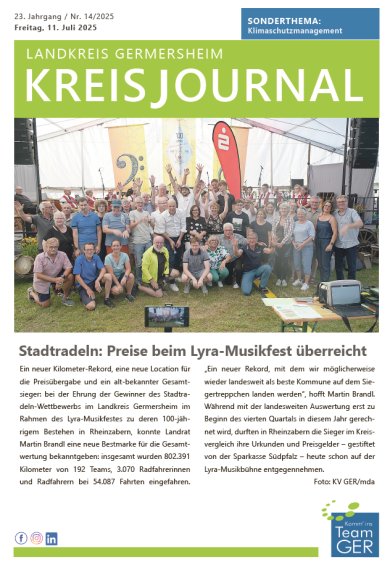 Titelseite Kreisjournal. Titelseite Kreisjournal.