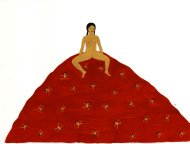 Kubra Khademi, „Red carpet“. (Quelle: Kubra Khademi/VG-Bild-Kunst, Bonn 2022) 