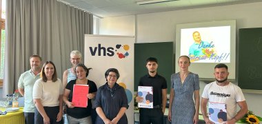 kvhs: die Berufsreife ist erreicht. Gruppenfoto.