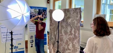 Auf dem Job-Camp werden auch professionelle Bewerbungsfotos erstellt.