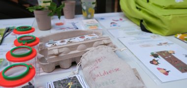 Der Inhalt des Spetzirucksacks das bild zeigt den inhalt des rucksacks "spetzi"