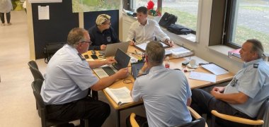 An der zweitägigen Stabsübung des Landeskommandos Rheinland-Pfalz in Mainz hatten Vertretungen aus dem Kreis Germersheim teilgenommen.