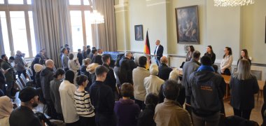 das foto zeigt Landrat Martin Brandl bei der heutigen Veranstaltung.