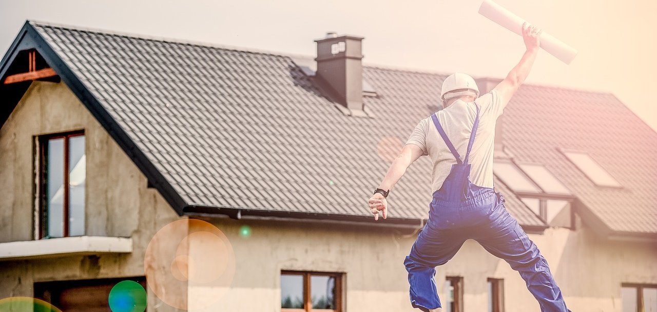 Foto eines Hauses. Bauamtes.