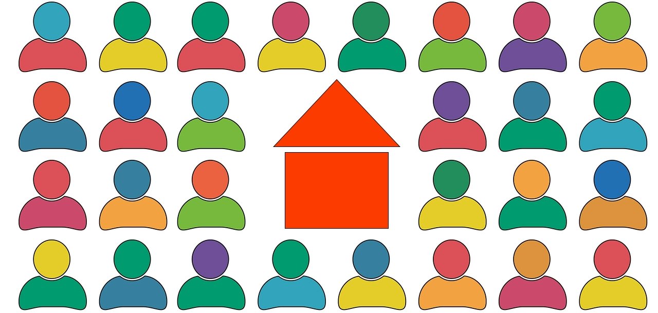 Grafik für die Verbeispielung der Bauförderung.