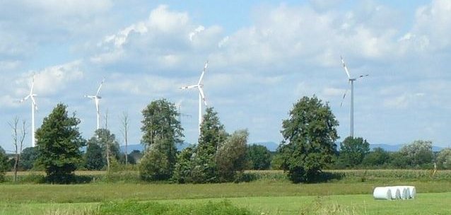 fot eines windparks.