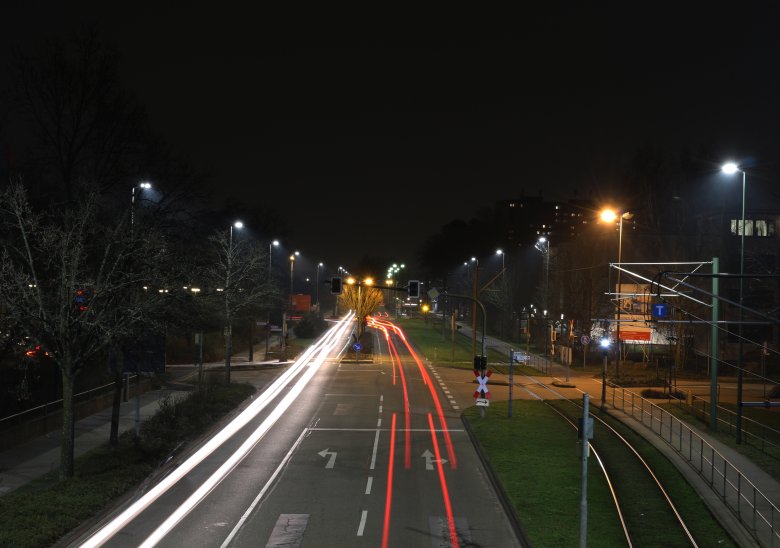 Autospuren bei Nacht - Patrick Frauter