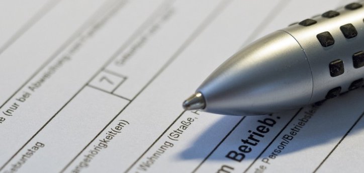 formular einer Aufenthatlserlaubnis