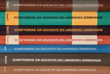 foto von büchern der Schriftenreihe "Landkreis Germersheim"