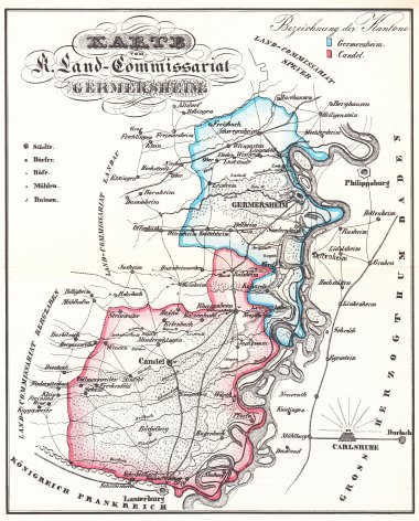 kreiskarte von 1865