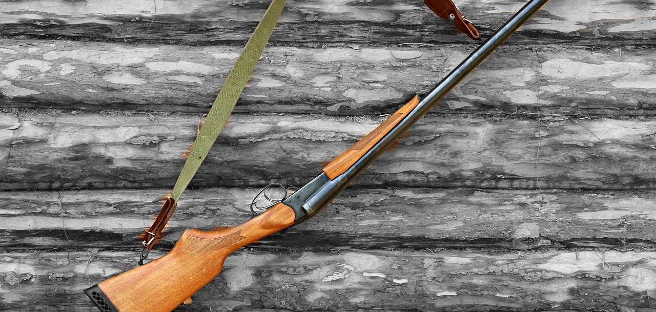Eine Jagdflinte