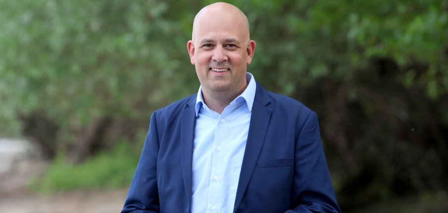 Landrat Martin Brandl in der freien Natur