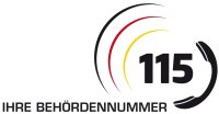 Logo mit der Behördernummer 115