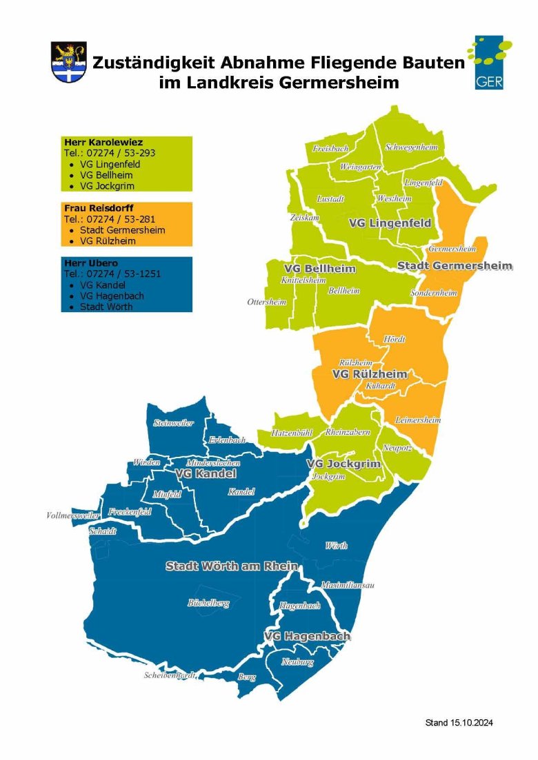 Bezirke Fliegende Bauten Bezirke Fliegende Bauten
